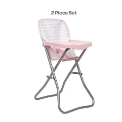 Adora Dolls Accessories|Dolls*High Chair Accessories Baby Pink for Baby Dolls