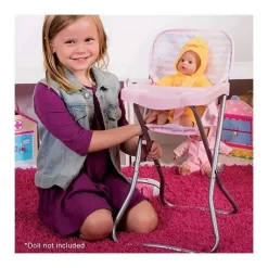 Adora Dolls Accessories|Dolls*High Chair Accessories Baby Pink for Baby Dolls