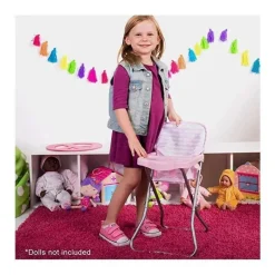 Adora Dolls Accessories|Dolls*High Chair Accessories Baby Pink for Baby Dolls