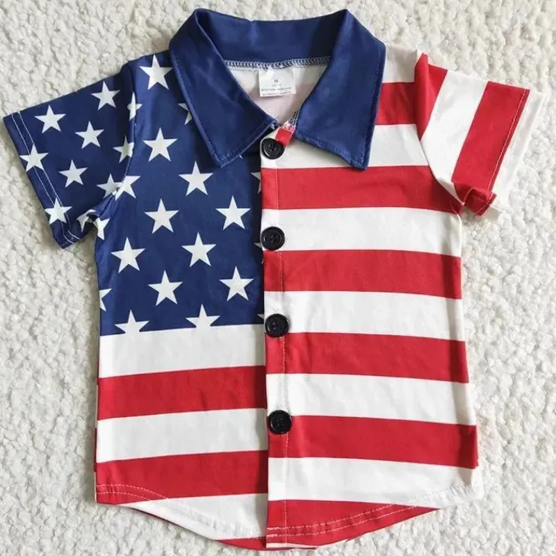 Aier Baby Tops*- Baby Boys 4Th Of July Star Stripe Shirts