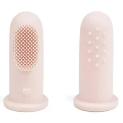 Ali + Oli Oral & Nasal Care*- Baby Finger Toothbrush & Tongue Cleaner Oral Set, Blush