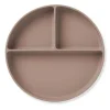 Ali + Oli Suction Plates & Bowls|Dishes, Utensils & Food Containers*- Baby Plate With Suction And Divided Portions, Fawn