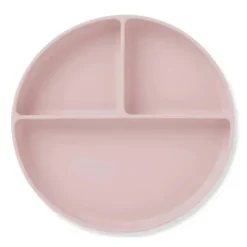 Ali + Oli Suction Plates & Bowls|Dishes, Utensils & Food Containers*- Baby Plate With Suction And Divided Portions, Pink