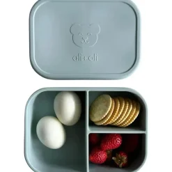 Ali + Oli Lunch Box|Dishes, Utensils & Food Containers*- Leakproof Silicone Bento Box, Dream Blue