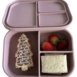 Ali + Oli Lunch Box|Dishes, Utensils & Food Containers*- Leakproof Silicone Bento Box, Rose