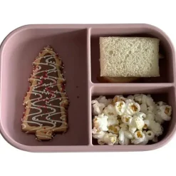Ali + Oli Lunch Box|Dishes, Utensils & Food Containers*- Leakproof Silicone Bento Box, Rose