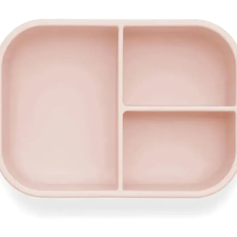 Ali + Oli Lunch Box|Dishes, Utensils & Food Containers*- Leakproof Silicone Bento Box, Blush