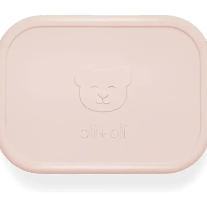 Ali + Oli Lunch Box|Dishes, Utensils & Food Containers*- Leakproof Silicone Bento Box, Blush