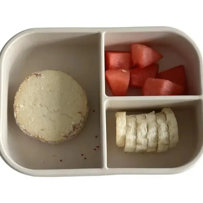 Ali + Oli Lunch Box|Dishes, Utensils & Food Containers*- Leakproof Silicone Bento Box, Coco