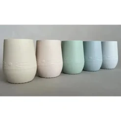 Ali + Oli Straw, Sippy & Training Cups|Dishes, Utensils & Food Containers*- Open Cup For Baby & Toddler, Misty Blush