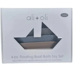Ali + Oli Bath Toys*- (4-Pc) Mini-Boat Bath Toy Set