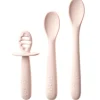 Ali + Oli Utensils & Accessories|Dishes, Utensils & Food Containers*- (3-Pc) Multi Stage Spoon Set For Baby, Blush