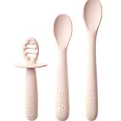 Ali + Oli Utensils & Accessories|Dishes, Utensils & Food Containers*- (3-Pc) Multi Stage Spoon Set For Baby, Blush