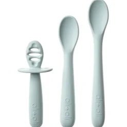 Ali + Oli Utensils & Accessories|Dishes, Utensils & Food Containers*- (3-Pc) Multi Stage Spoon Set For Baby, Blue