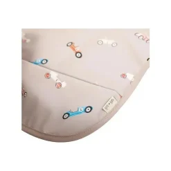Ali + Oli Cars|Bibs*- 2Pk Smock Bib For Baby Short Sleeve, Cars Midnight