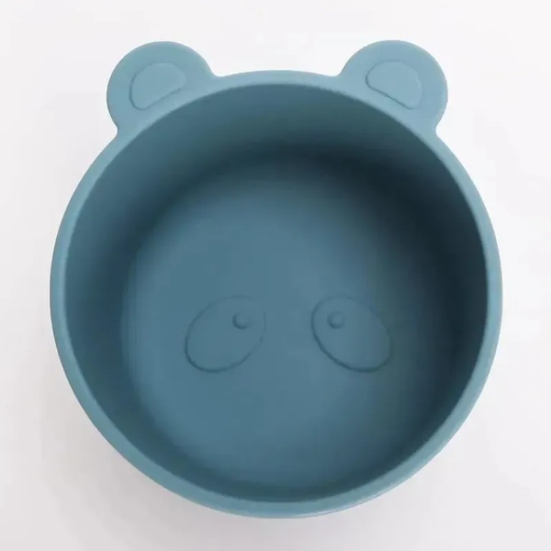 Ali + Oli Feeding Gift Set|Plates & Bowls*- 3Pk Stackable Snack Bowl Set, Blue Horizon