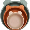 Ali + Oli Feeding Gift Set|Plates & Bowls*- 3Pk Stackable Snack Bowl Set, Citrus Splash