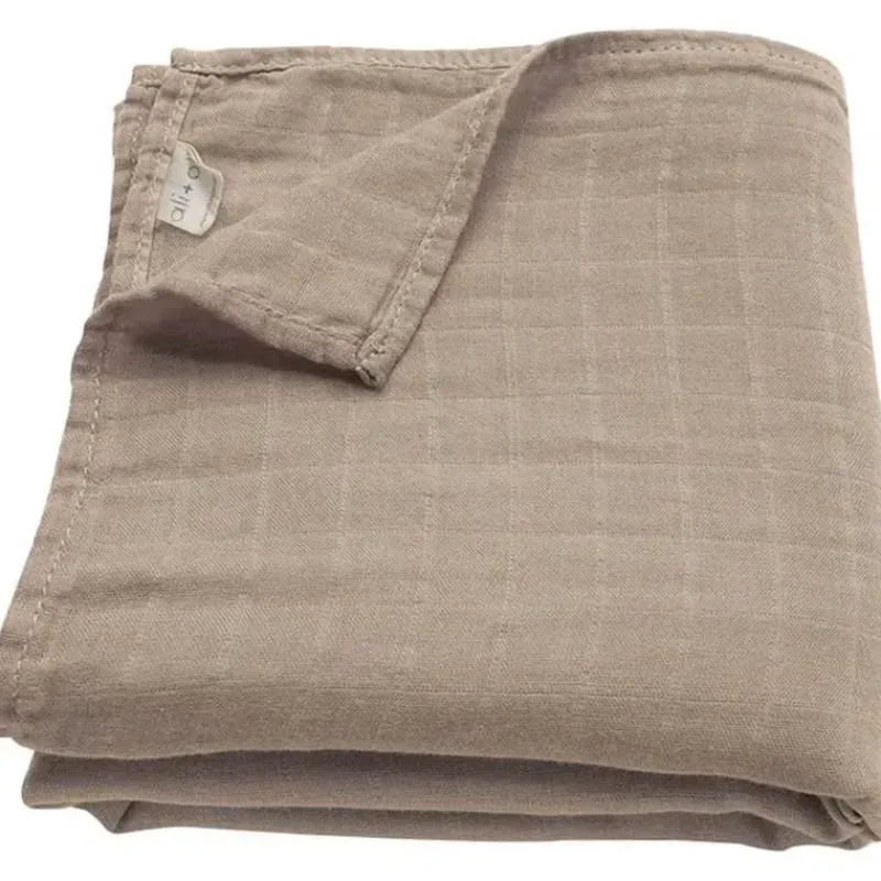 Ali + Oli Swaddles & Wearable Blankets*Muslin Swaddle Blanket (Taupe)