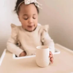 Ali + Oli Straw, Sippy & Training Cups|Dishes, Utensils & Food Containers*Open Cup For Baby & Toddler (Coconut)