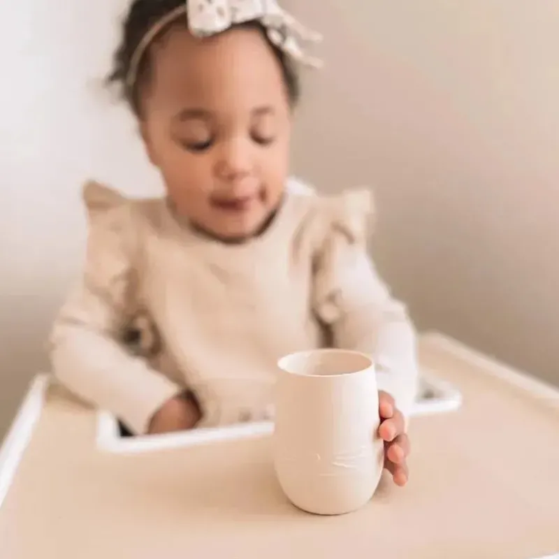 Ali + Oli Straw, Sippy & Training Cups|Dishes, Utensils & Food Containers*Open Cup For Baby & Toddler (Coconut)