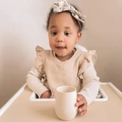 Ali + Oli Straw, Sippy & Training Cups|Dishes, Utensils & Food Containers*Open Cup For Baby & Toddler (Coconut)