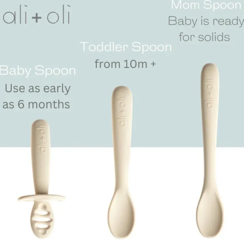 Ali + Oli Utensils & Accessories|Dishes, Utensils & Food Containers*S25 - Multi Stage Spoon Set For Baby, Coco