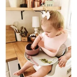Ali + Oli Suction Plates & Bowls|Dishes, Utensils & Food Containers*Suction Bowl & Spoon (Mauve)