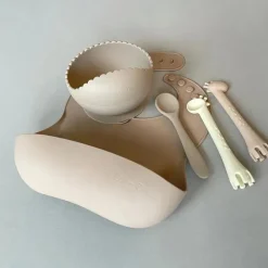 Ali + Oli Suction Plates & Bowls|Dishes, Utensils & Food Containers*Suction Bowl & Spoon (Taupe)