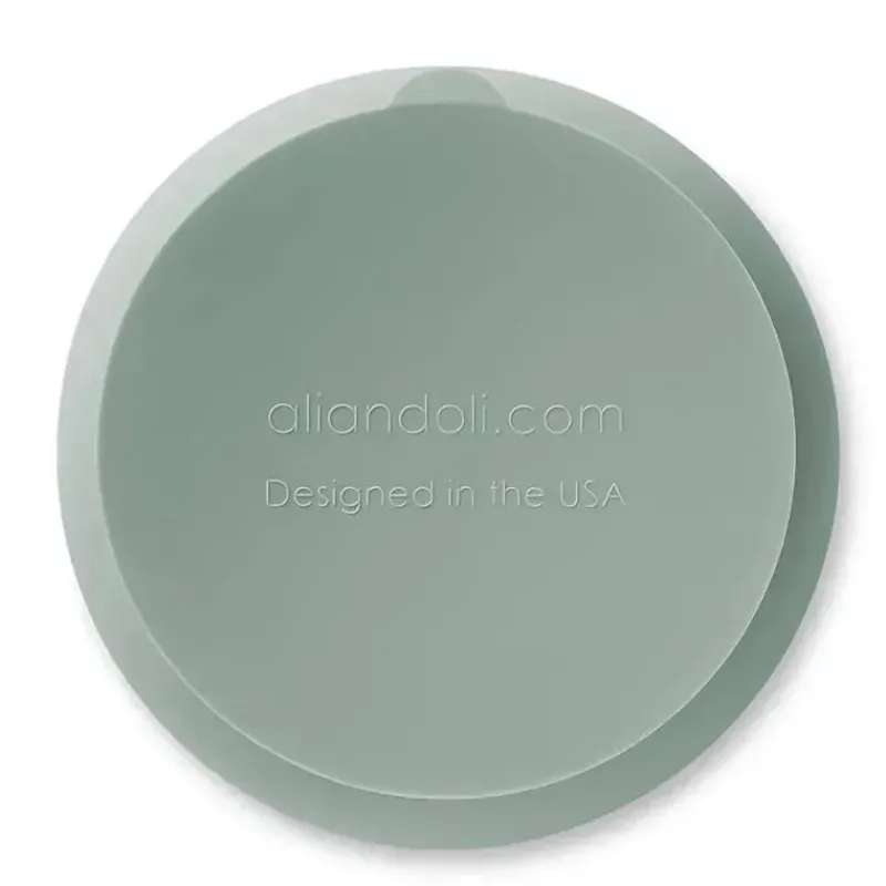 Ali + Oli Suction Plates & Bowls|Dishes, Utensils & Food Containers*Suction Bowl & Spoon (Mint) Wavy Edge