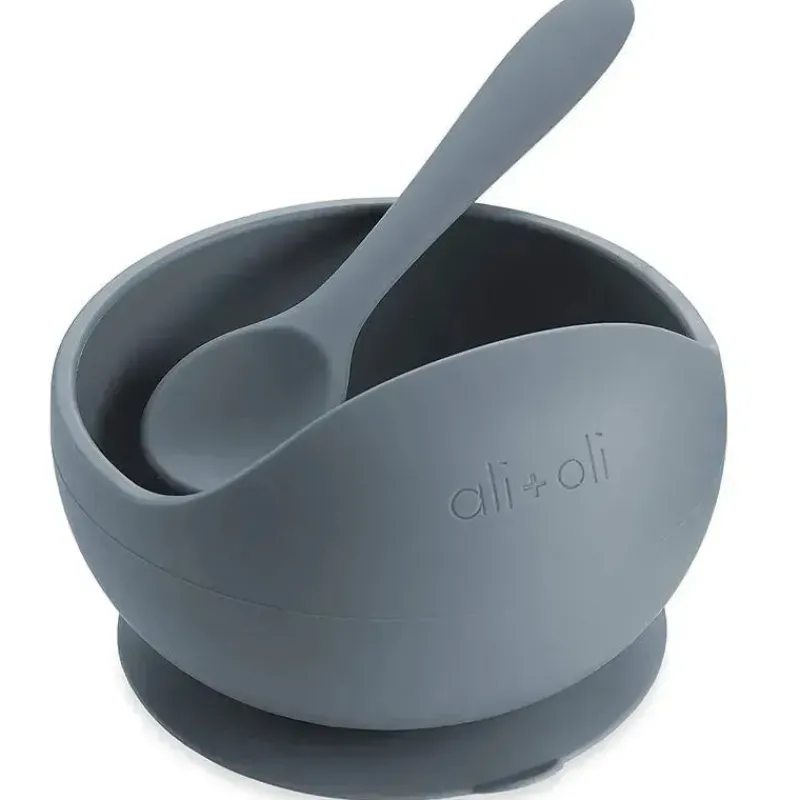 Ali + Oli Suction Plates & Bowls|Dishes, Utensils & Food Containers*Suction Bowl & Spoon (Iron)