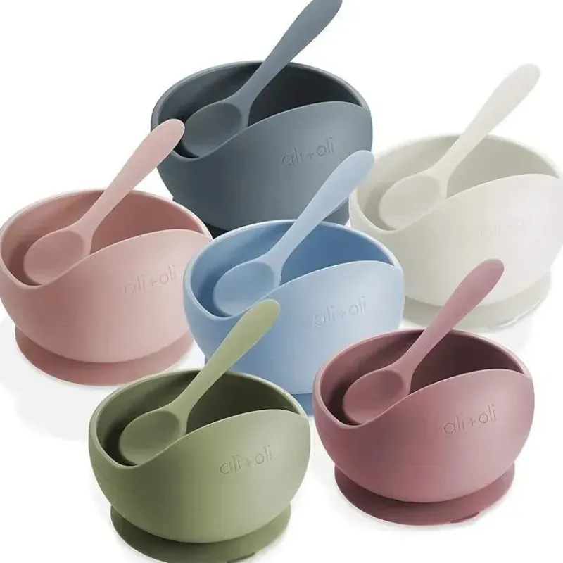 Ali + Oli Suction Plates & Bowls|Dishes, Utensils & Food Containers*Suction Bowl & Spoon (Iron)