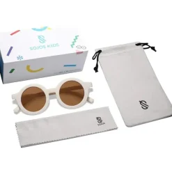 Ali + Oli Gift For Toddler|Sunglasses*Ali+Oli - SOJOS Cute Round Polarized Sunglasses, UV400 Protection, Vanilla