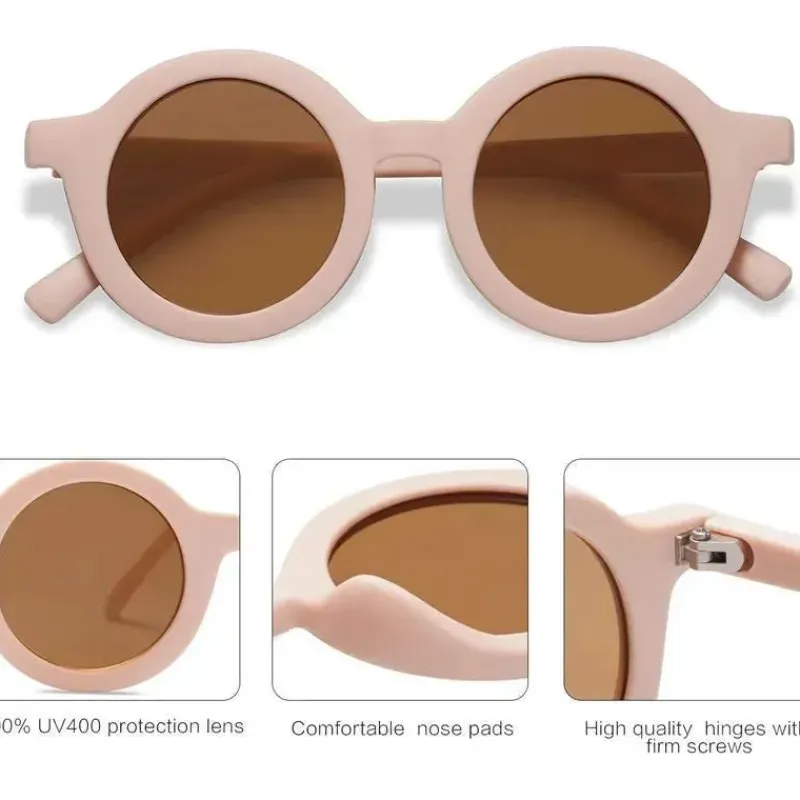 Ali + Oli Gift For Toddler|Sunglasses*Ali+Oli - SOJOS Cute Round Polarized Sunglasses, UV400 Protection, Pink Cream