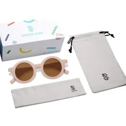 Ali + Oli Gift For Toddler|Sunglasses*Ali+Oli - SOJOS Cute Round Polarized Sunglasses, UV400 Protection, Pink Cream