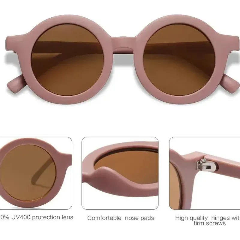 Ali + Oli Gift For Toddler|Sunglasses*Ali+Oli - SOJOS Cute Round Polarized Sunglasses, UV400 Protection, Mauve