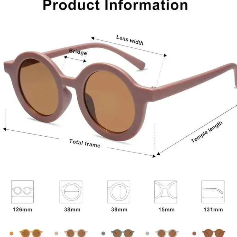 Ali + Oli Gift For Toddler|Sunglasses*Ali+Oli - SOJOS Cute Round Polarized Sunglasses, UV400 Protection, Mauve