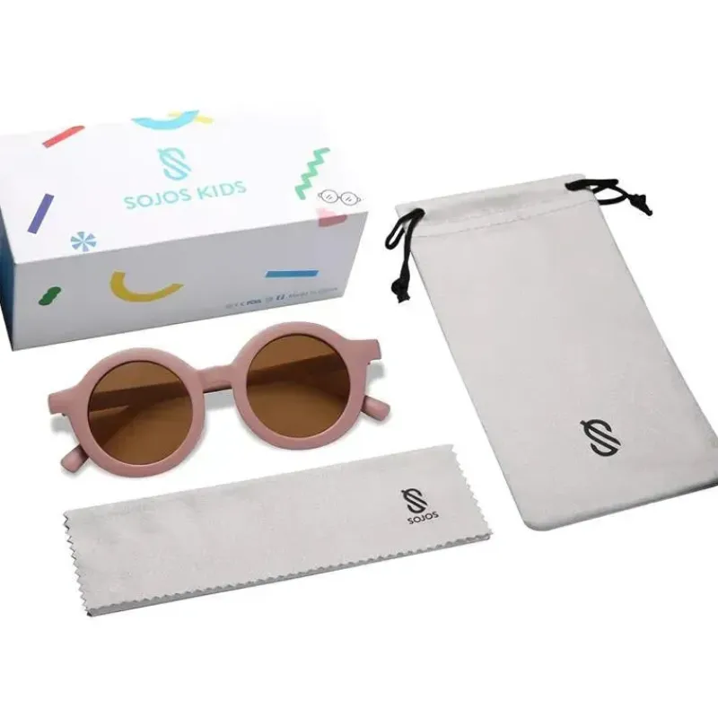 Ali + Oli Gift For Toddler|Sunglasses*Ali+Oli - SOJOS Cute Round Polarized Sunglasses, UV400 Protection, Mauve