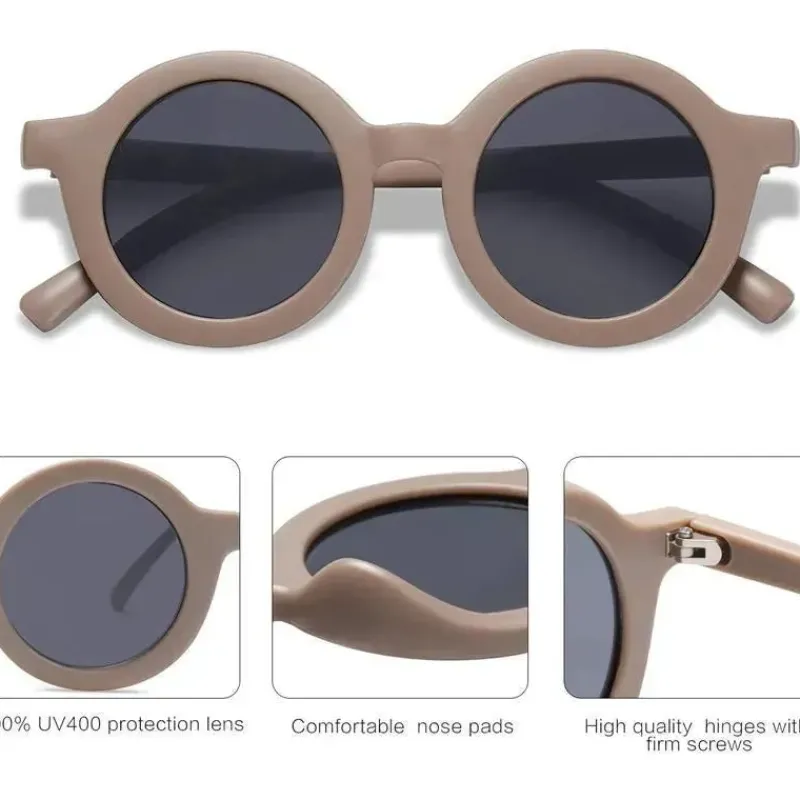 Ali + Oli Gift For Toddler|Sunglasses*Ali+Oli - SOJOS Cute Round Polarized Sunglasses, UV400 Protection, Taupe