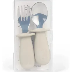 Ali + Oli Utensils & Accessories|Dishes, Utensils & Food Containers*Ali+Oli - Spoon & Fork Learning Set for Toddlers, 6m+, Khaki
