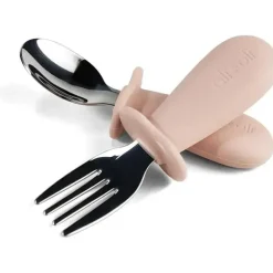 Ali + Oli Utensils & Accessories|Dishes, Utensils & Food Containers*Ali+Oli - Spoon & Fork Learning Set for Toddlers, 6m+, Pink