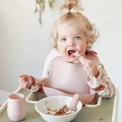 Ali + Oli Utensils & Accessories|Dishes, Utensils & Food Containers*Ali+Oli - Spoon & Fork Learning Set for Toddlers, 6m+, Pink