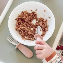 Ali + Oli Utensils & Accessories|Dishes, Utensils & Food Containers*Ali+Oli - Spoon & Fork Learning Set for Toddlers, 6m+, Pink