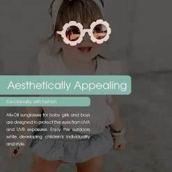 Ali + Oli Sunglasses*Ali+Oli - Sunglasses for Kids Flower, Pink