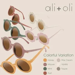 Ali + Oli Sunglasses*Ali+Oli - Sunglasses for Kids Flower, Pink