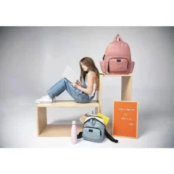 7AM Diaper Backpacks*- BK718 Diaper Backpack Rose Dawn