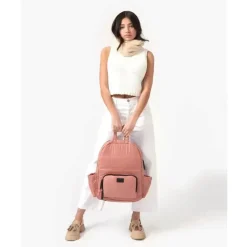 7AM Diaper Backpacks*- BK718 Diaper Backpack Rose Dawn