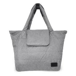 7AM Tote Bags*Voyage - Capri Diaper Bag Tote, Heather Grey