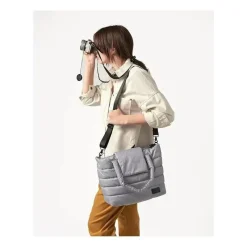 7AM Tote Bags*Voyage - Capri Diaper Bag Tote, Heather Grey