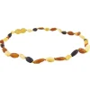 The Amber Monkey Amber Necklaces*Amber Monkey 12-13 Necklace, Raw Multi Bean