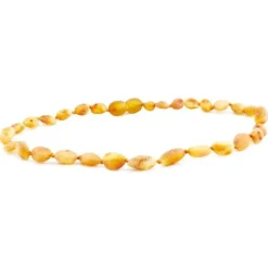 The Amber Monkey Amber Necklaces*Amber Monkey Baroque 10 Inch Necklace, Raw Honey Pop